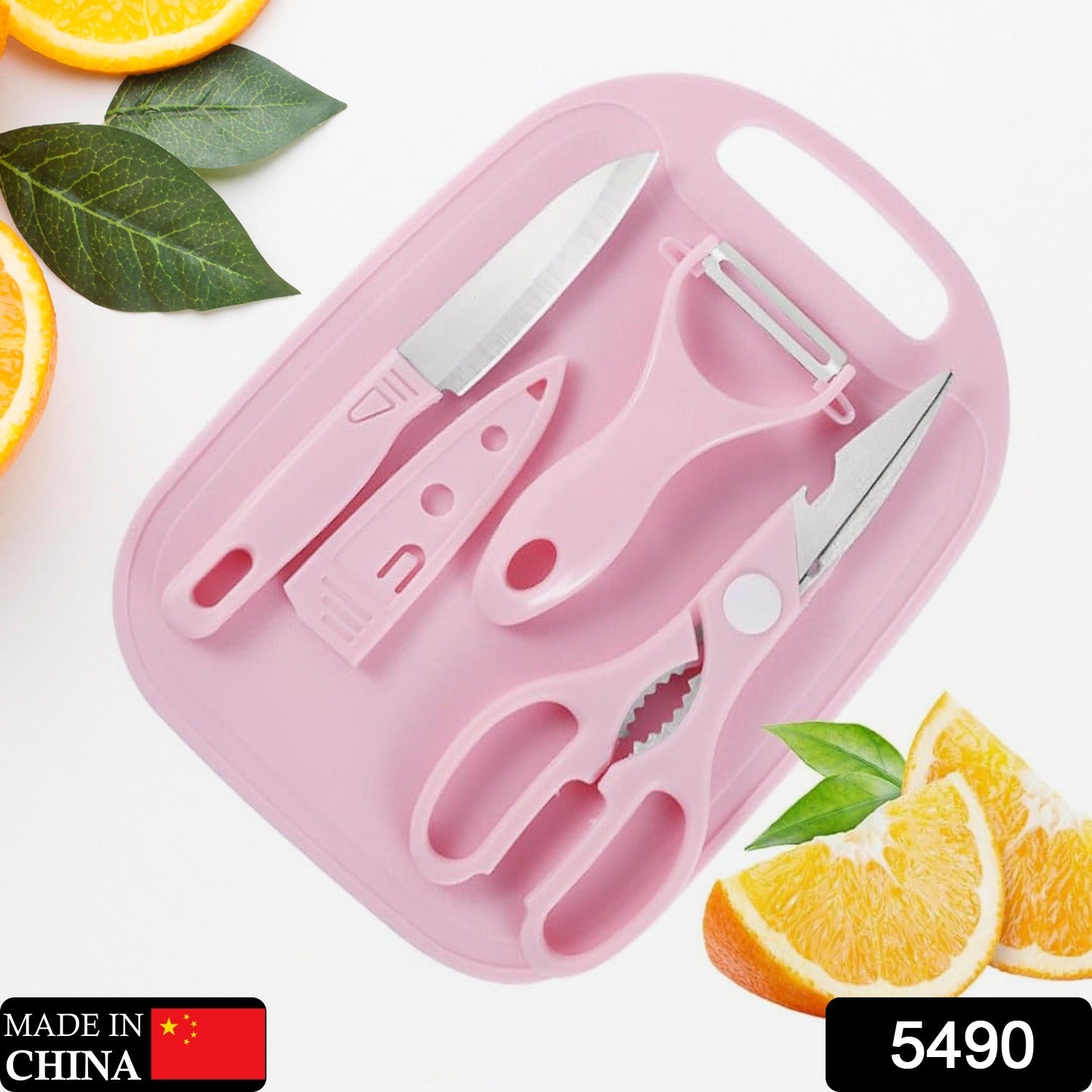 5490 Mini Travel Cutting Board Set, 4 Pcs Portable Mini Camping Plastic Cutting Board & Knife, Fruits & Vegetable Peeler Scissors, Kitchen Knives Set, for travel, picnic, camping, outdoor, park (4 Pc Set) 5490 Mini Travel Cutting Board Set, 4 Pcs Portable Mini Camping Plastic Cutting Board & Knife, Fruits & Vegetable Peeler Scissors, Kitchen Knives Set, for travel, picnic, camping, outdoor, park (4 Pc Set)